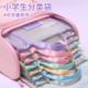 科目分类袋小学生一年级文件袋大容量双层手提袋学生拎书拉链式 书本整理收纳资料作业试卷装 书袋课本分科书袋