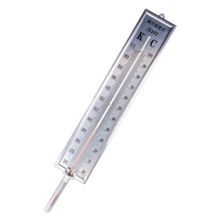 大号演示温度计-10~100摄氏度红水教师用老师用初中八年级物理上册热学教学仪器实验器材教具