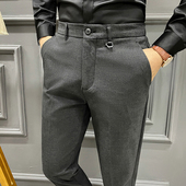 小脚西装 裤 西装 男春款 0318k 春春男士 修身 休闲韩版 小西裤 商务正装