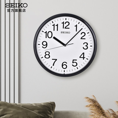 seiko日本精工12英寸数字钟表