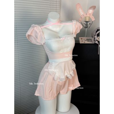 FUNNY KITTEN纯欲风睡衣蕾丝性感透视睡裙兔女郎女仆套装