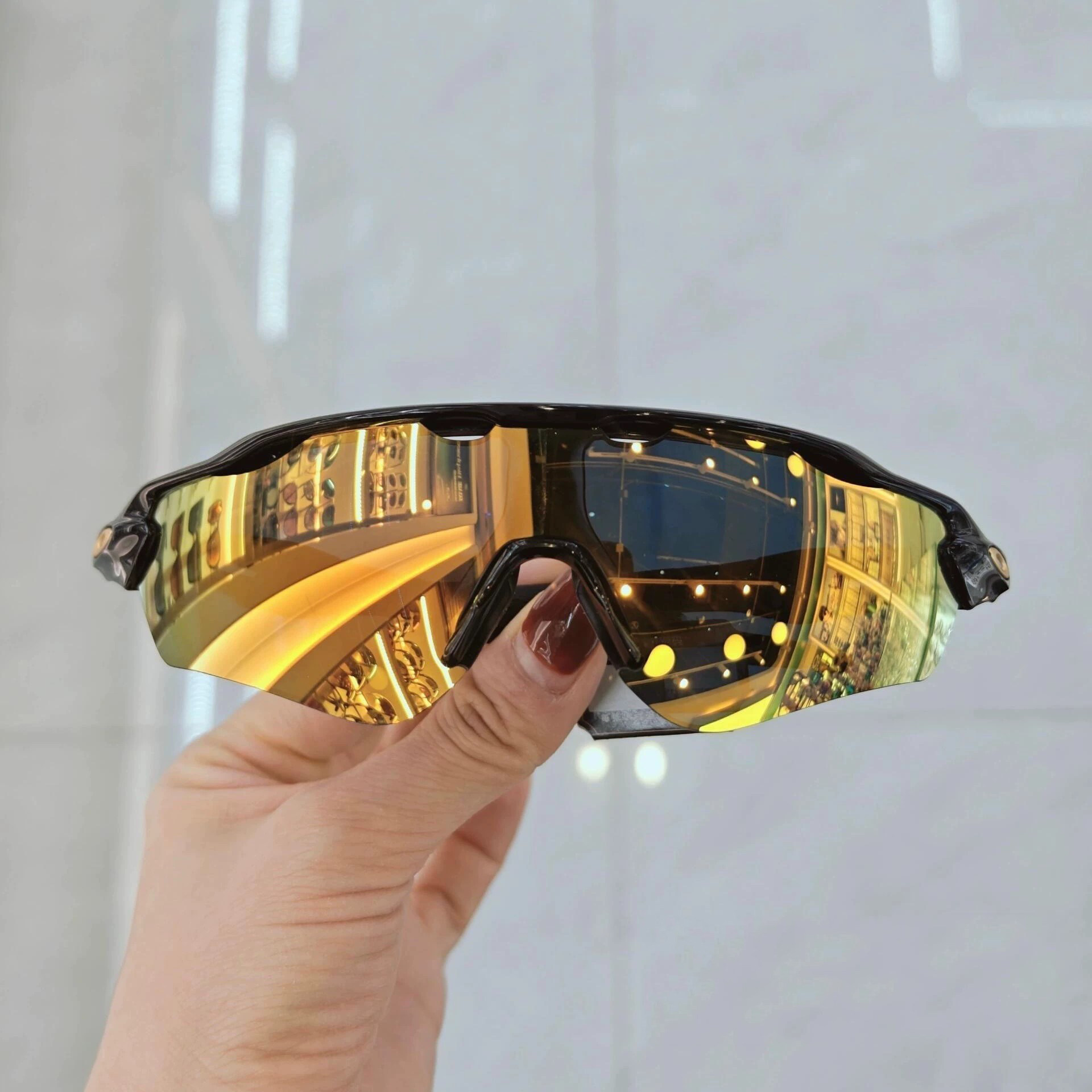 thumbnail for Wholesale outdoor colorful cycling glasses, windproof goggles for road bikes, day and night sports sunglasses TR90