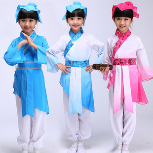 神笔马良演出服男女童书童演出儿童舞蹈弟子规国学服幼儿园三字经