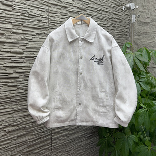 新款 休闲衬衣衬衫 外套渐变撞色长袖 男宽松韩版 上衣 衬衫 2026春季