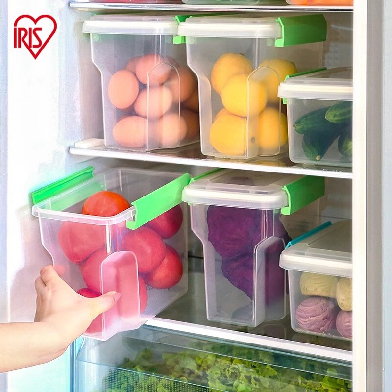 爱丽思iris冰箱密封食品保鲜盒粗粮杂粮水果蔬菜密闭冷藏收纳盒子
