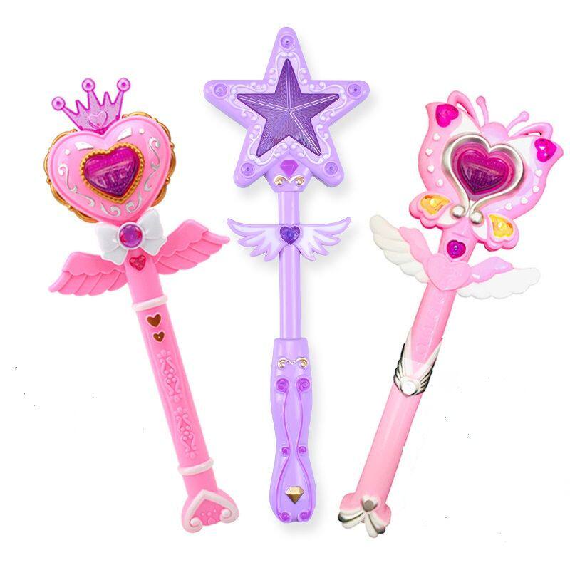 儿童魔法棒公主玩具芭拉巴拉仙女棒巴拉拉小魔仙棒女孩发光音乐