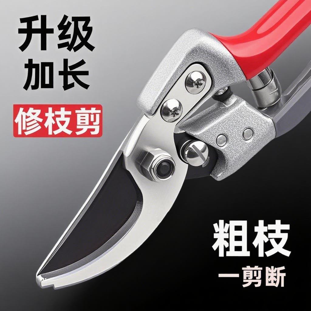 日本进口修枝剪高硬度强力果枝剪园艺剪果树家用修盆栽花圃剪刀