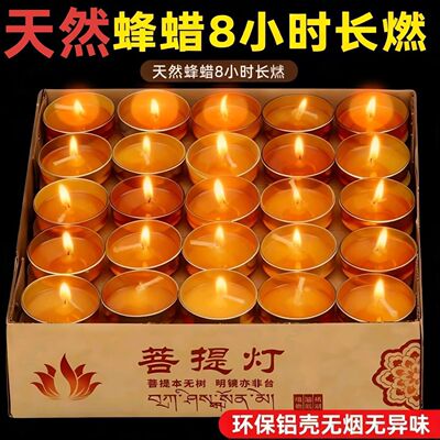春节家用8小时酥油灯纯植物餐饮油酥灯油无烟无味长明灯一整箱