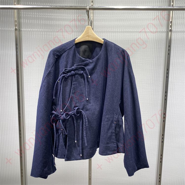 现货JNBY/江南布衣百搭2025春季新款5P1610320中式牛仔外套1995