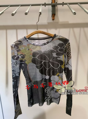 速发 JNBY/江南布衣2025秋款正品5P8110640打底衫长袖T恤上衣695