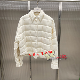 正品 商场同款 5P9C15470翻领羽绒服1795 江南布衣2025冬 速发JNBY