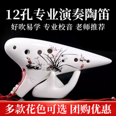 陶笛乐器12孔AC初学者专业陶笛小学生专用儿童初中生十二孔高级