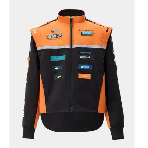 2025款闪购骑士橙色工装工作服春秋装风暴款防风防水夹克制服