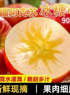 山东烟台红富士苹果当季现摘新鲜水果甜丑苹果整箱包邮10斤糖心