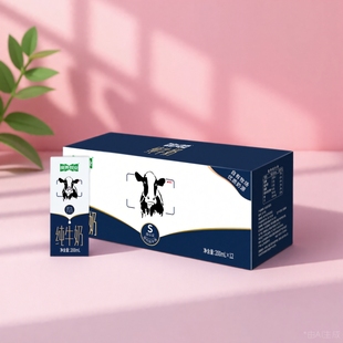 10盒营养健康好吸收 新鲜日期全脂早餐纯牛奶200毫升 视界牧业