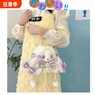 日系洛丽塔兔包高颜值精致JK兔子包斜挎包手提包双肩轻便动物单肩