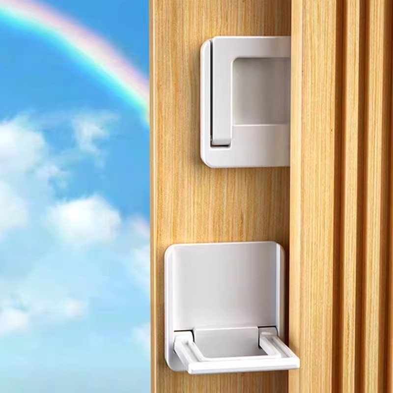 平移门拉门锁推拉门锁扣防儿童开窗神器开门防夹手衣柜卡扣厨房门