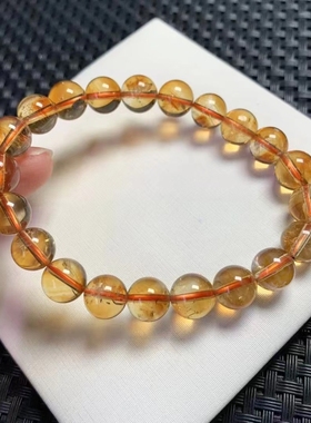 黄塔晶手链招财转运手链