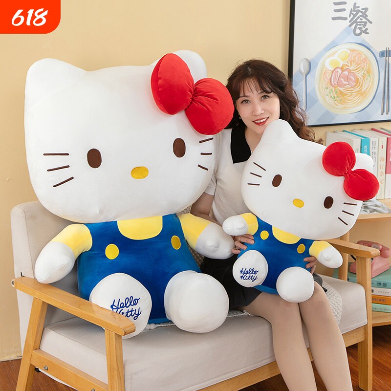 hellokitty玩偶凯蒂猫咪毛绒玩具哈喽公仔大号布娃娃女孩生日礼物