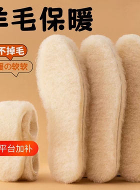 冬季鞋垫加绒加厚保暖毛绒防寒