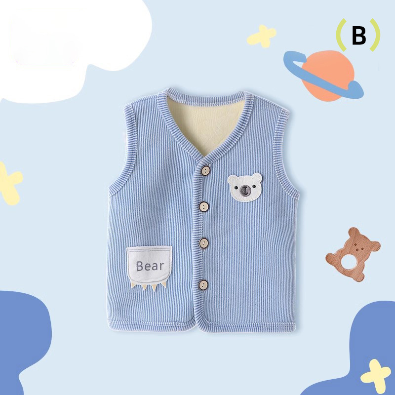 休闲风聚酯纤维秋冬保暖马甲加厚