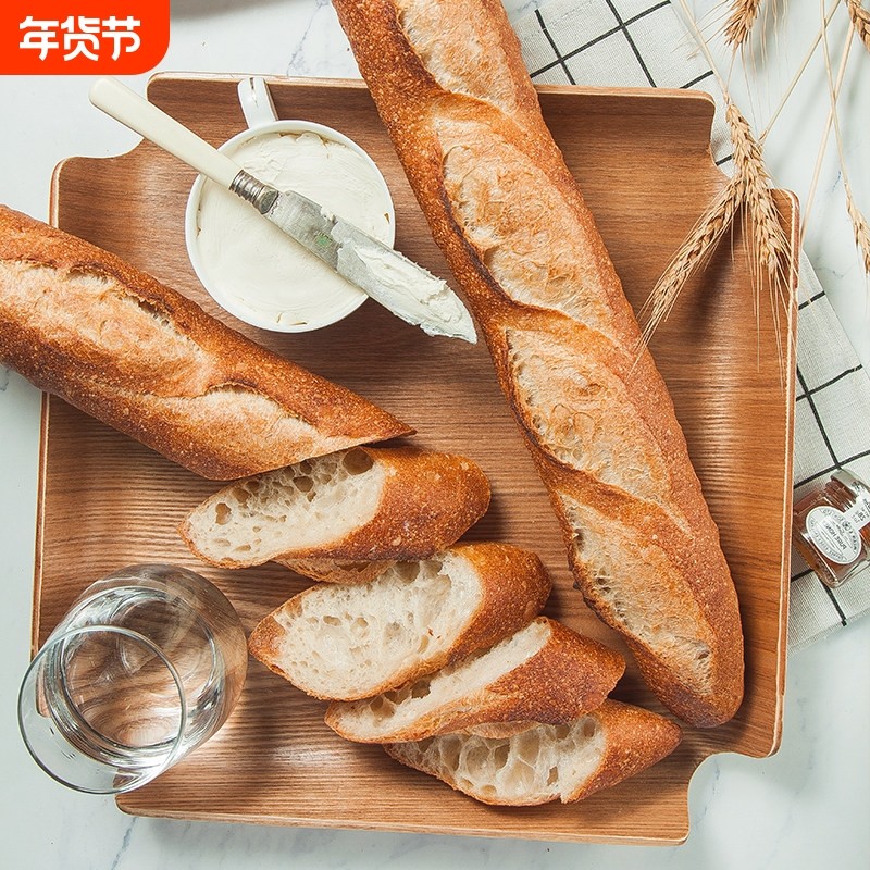 全麦法棍面包健身即食代餐粗粮早餐蒜香下午茶餐厅商用无蔗糖