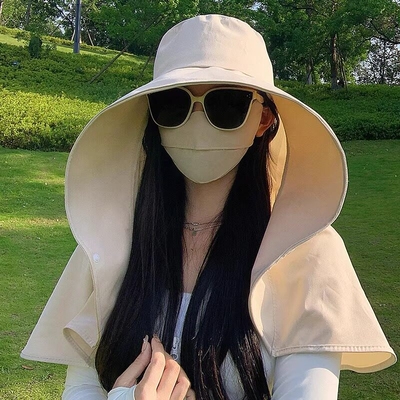 露思同款大帽檐渔夫帽女2026新款