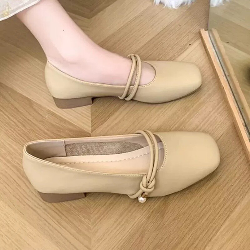 意尔康心选玛丽珍仙女配裙子单鞋图片