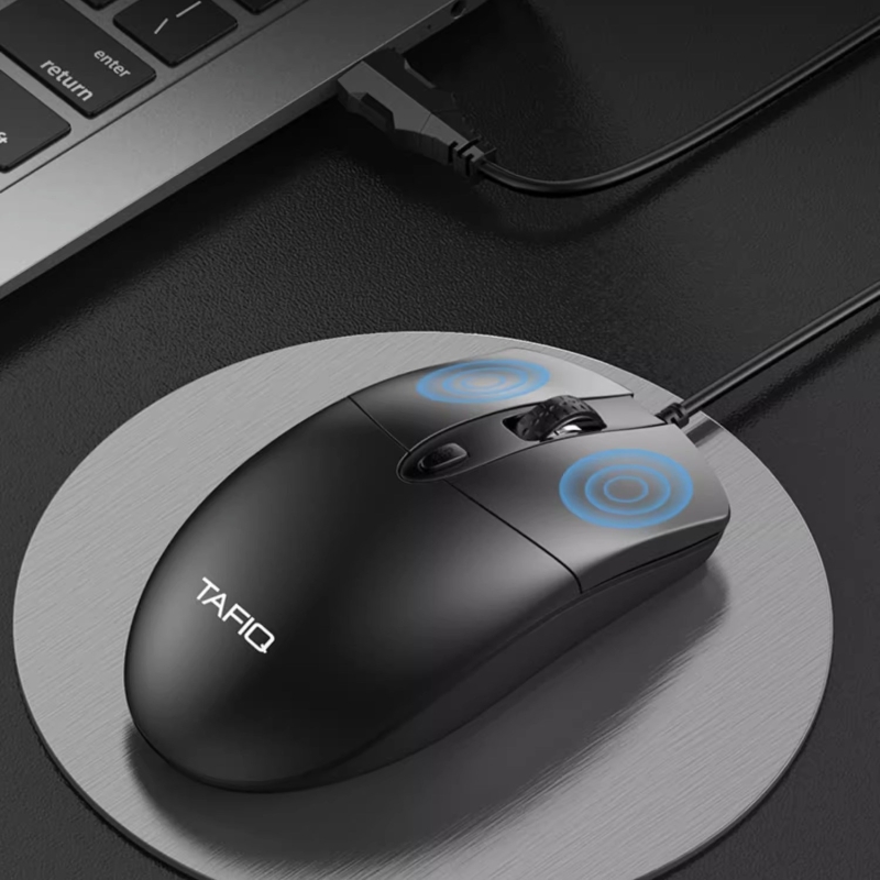 有线鼠标USB接口通用静音家用办公台式笔记本电脑商务电竞游戏lol