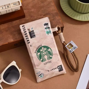 星巴眼镜袋原创便携太阳眼镜包墨镜近视保护套可挂包包上小巧轻便