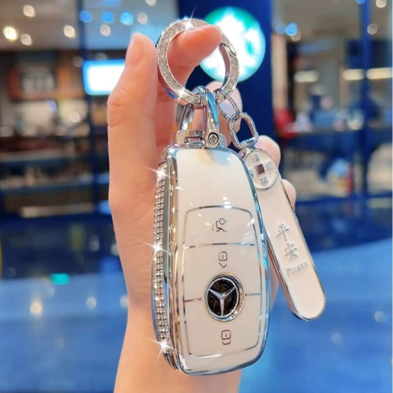 奔驰E级钥匙套glc/gla壳gle/gls车260L/300L扣C级glb/EQA包S级A级图片