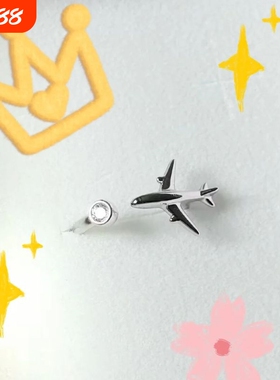 飞机戒指精致时尚独特创意个性食指指环简约百搭日常配饰