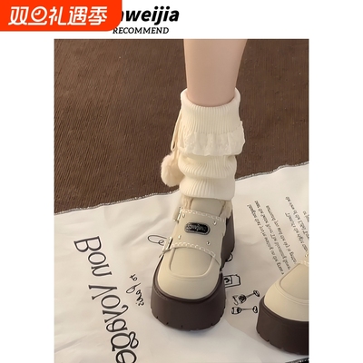 小个子增高复古厚底勃肯鞋女2025新款冬季加绒加厚保暖雪地靴棉鞋