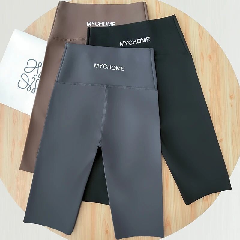 五分鲨鱼裤女外穿夏季薄款高腰收腹提臀瑜伽裤打底短裤冰丝骑行裤