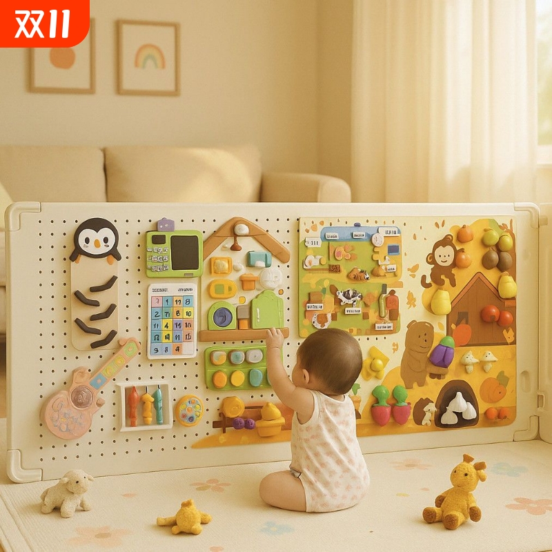 宝宝玩具忙碌板早教益智玩具