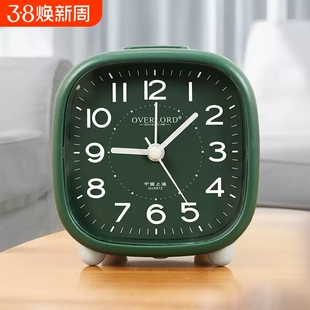 霸王星网红轻奢小闹钟家用轻奢客厅座钟时钟儿童学生起床学习闹表