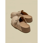 厚底增高勃肯鞋包头半拖鞋女外穿2025新款秋夏一脚蹬博肯凉拖单鞋