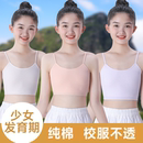 吊带背心女童发育期小学生第一阶段8 12岁纯棉儿童内衣贴身