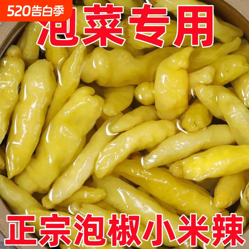 商用泡椒小米辣云南特产野山椒水剁椒泡菜泡凤爪配料泡椒袋装辣椒