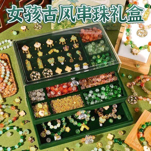 送礼国风手工串珠手链串珠