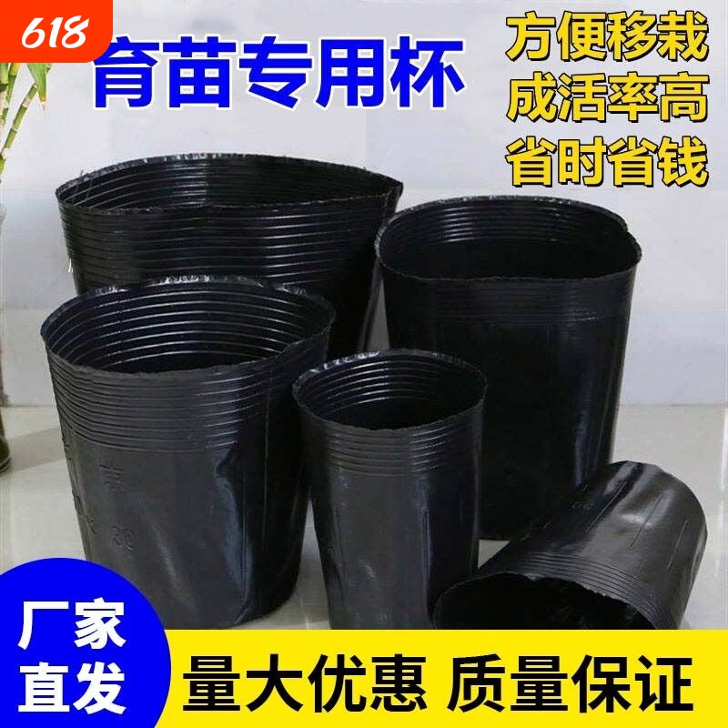 营养钵育苗袋一次性育苗杯花盆种植盆塑料园艺花卉种子苗木杯扦插