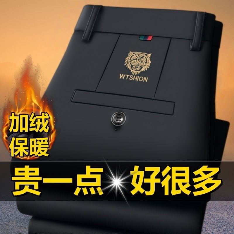 高档商务秋冬款休闲裤弹力直筒宽松刺绣男裤男士裤子弹性薄款抗皱