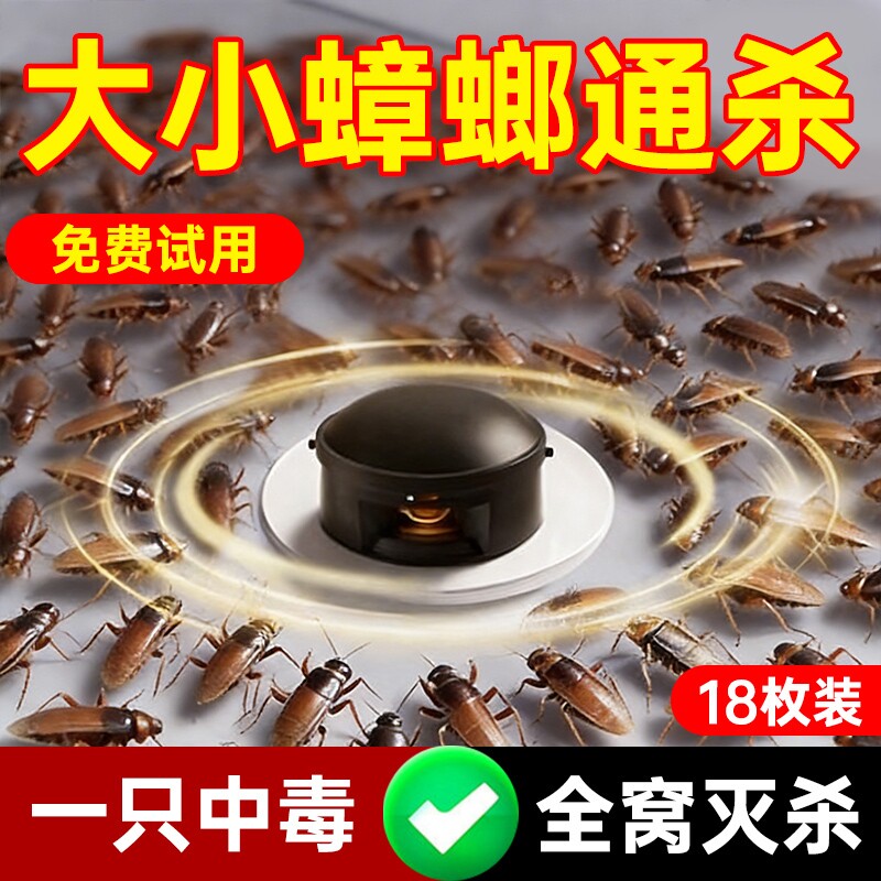 蟑螂药非无毒家用全窝强效端第正品一名虫卵双杀呋虫胺灭杀蟑饵剂