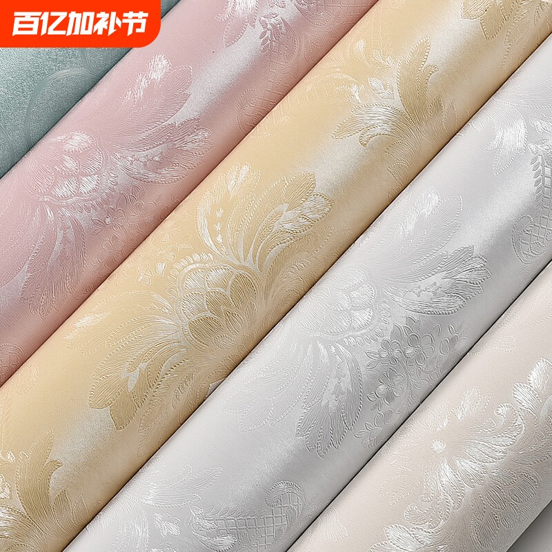 墙纸自粘防水防潮装饰温馨卧室客厅电视背景墙墙贴花房间壁纸贴