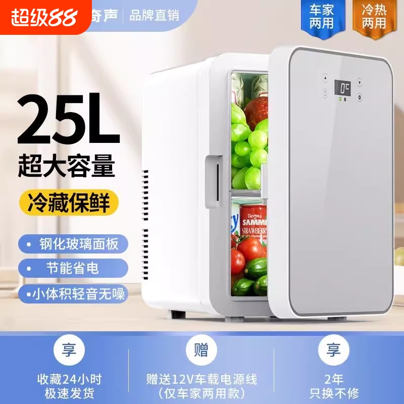 奇声220V12V车家两用迷你小冰箱