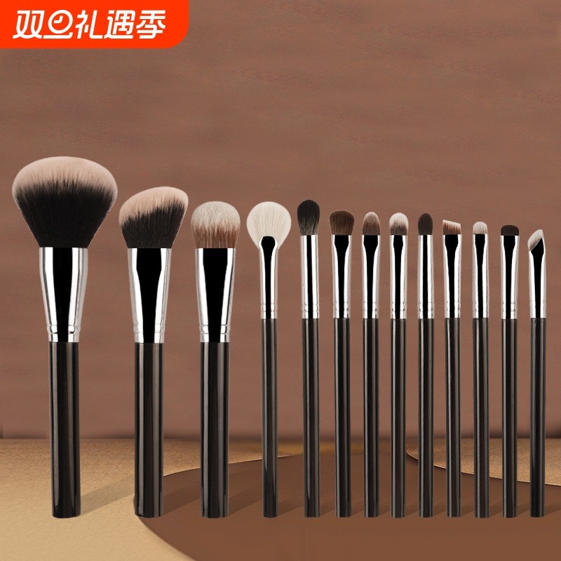 my destiny/米蒂斯13支套刷超软毛墨粉底刷眼影刷修容刷