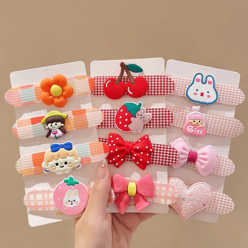 碎发整理神器儿童刘海夹女童发卡发夹2026新刘海贴发饰魔术贴发带