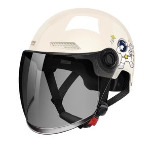 3C认证电动车头盔男女士夏季 通用摩托车安全盔轻便半盔 四季