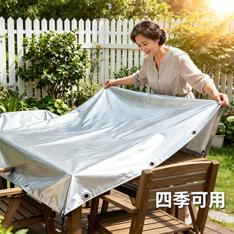 【加厚耐磨】户外防水防晒雨棚布图片