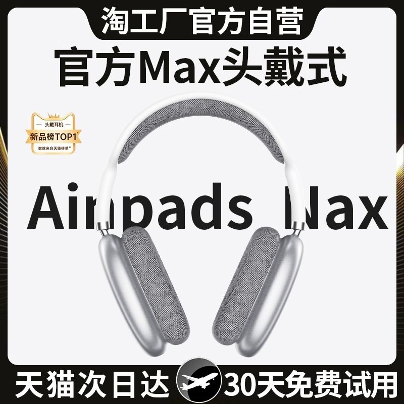 头戴式蓝牙耳机适用苹果15Pro华强北Max真无线高音质降噪2024新款 影音电器 蓝牙耳机 原图主图